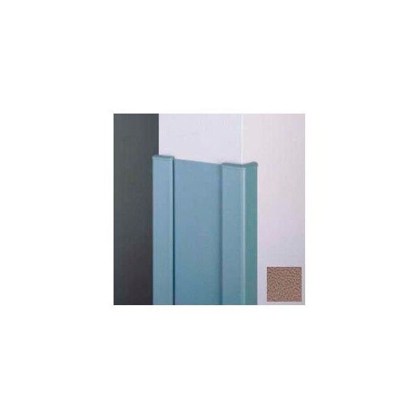 Pawling Surface Mounted End Wall 90Deg Corners, 2'' Wings, 8'H W/Caps, 6"W, Caf Au Lait, Aluminum CG-11-8-694 - main